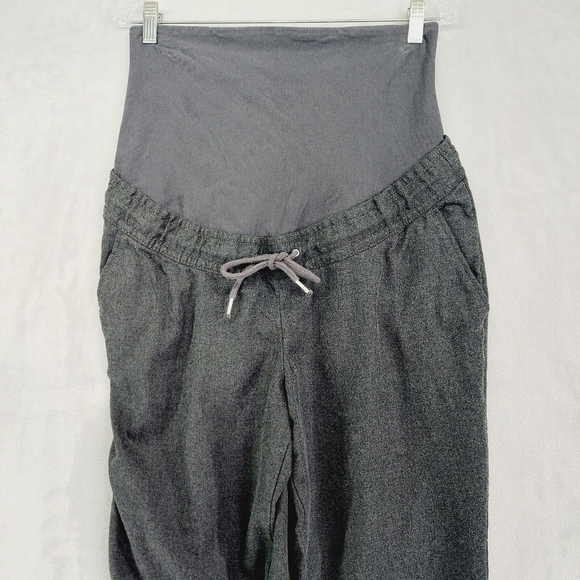 H&M Black Maternity Lounge with Drawstring Comfy Pants P6109 - Picture 4 of 9